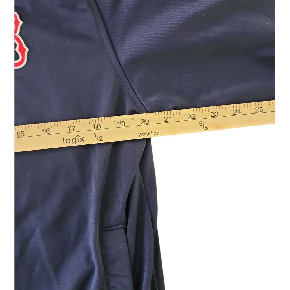Boston Red Sox Nike Track Jacket Mens Large Full Zip Red Blue MLB Baseball - Picture 5 of 6